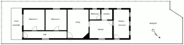 Floorplan of Homely house listing, 114 Bruce Street OLD, Cooks Hill NSW 2300