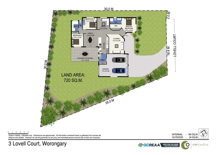 Floorplan of Homely house listing, 3 Lovell Court, Worongary QLD 4213