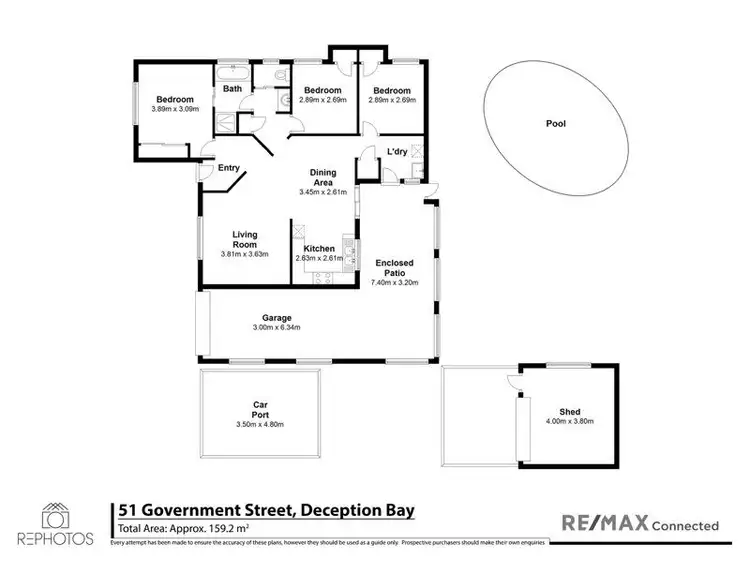 Floorplan of Homely house listing, 51 Government Street, Deception Bay QLD 4508