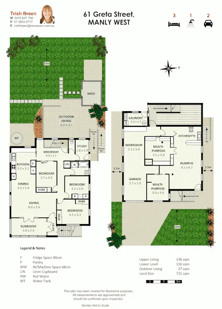 Floorplan of Homely house listing, 61 Greta St, Manly West QLD 4179