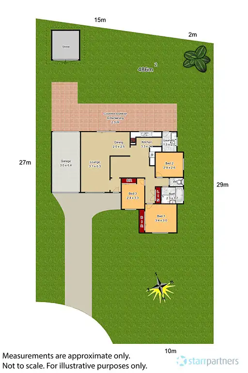 Floorplan of Homely house listing, 21 Carvossa Place, Bligh Park NSW 2756