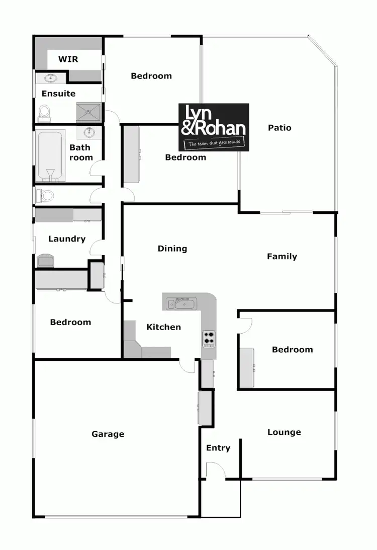 Floorplan of Homely house listing, 1 Burgundy Court, Condon QLD 4815