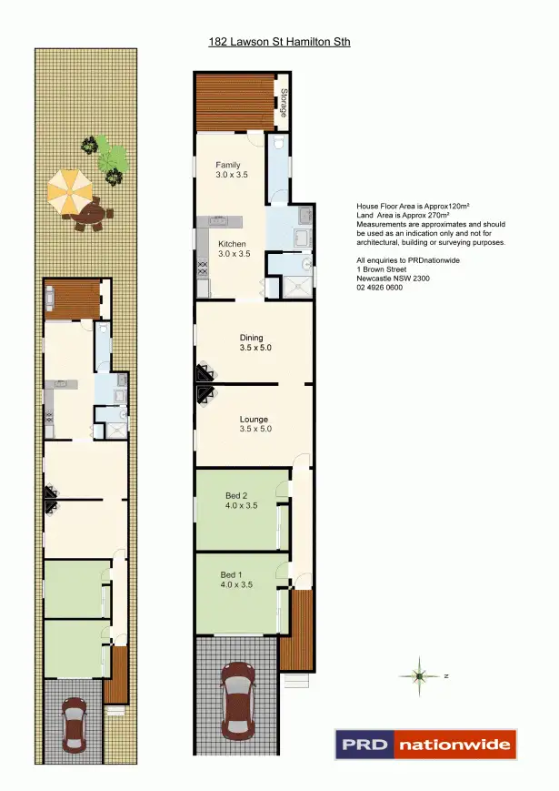 Floorplan of Homely house listing, 182 Lawson Street, Hamilton South NSW 2303