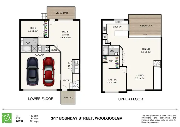 Floorplan of Homely townhouse listing, 3/17 Boundary Street, Woolgoolga NSW 2456