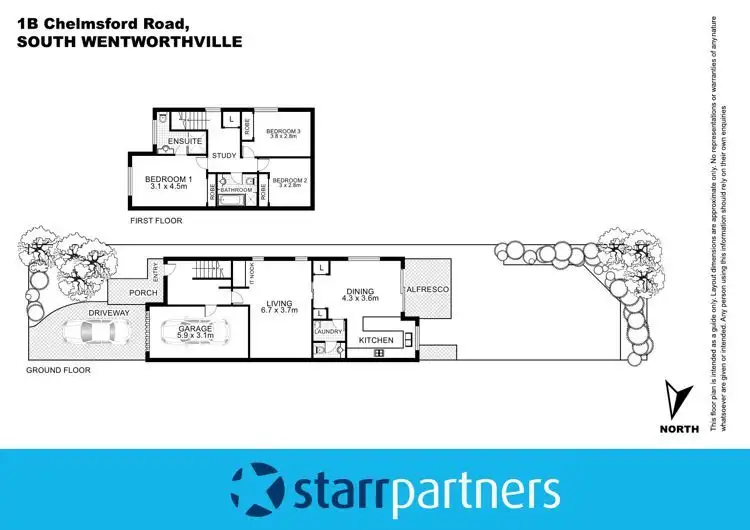 Floorplan of Homely house listing, 1B Chelmsford Road, South Wentworthville NSW 2145