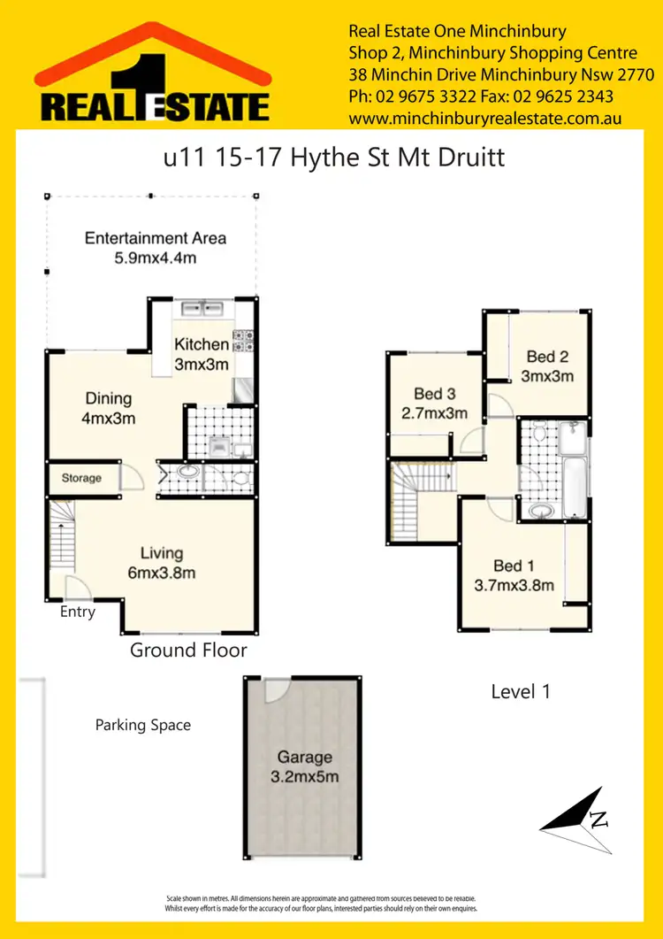 Floorplan of Homely townhouse listing, 11/15-17 Hythe Street, Mount Druitt NSW 2770