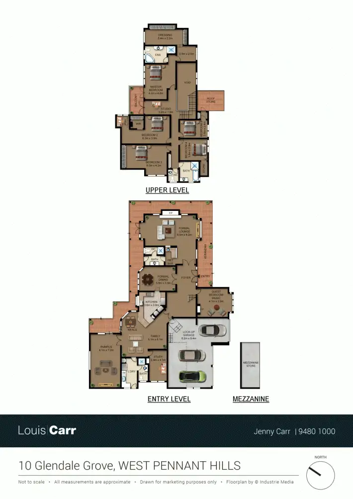 Floorplan of Homely house listing, 10 Glendale Grove, West Pennant Hills NSW 2125