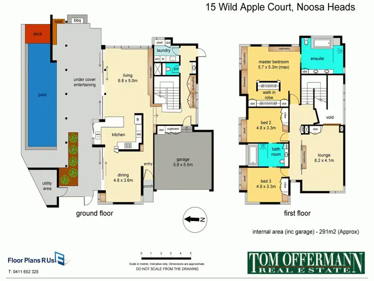 Floorplan of Homely house listing, 15 Wild Apple Court, Noosa Heads QLD 4567