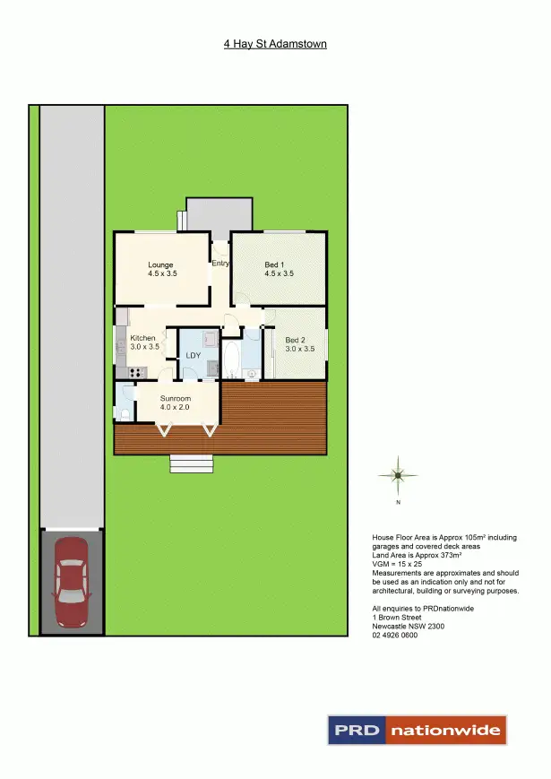 Floorplan of Homely house listing, 4 Hay Street, Adamstown NSW 2289