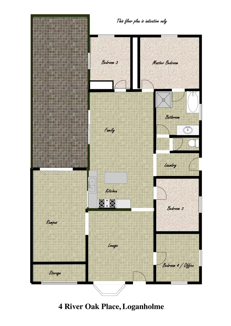 Floorplan of Homely house listing, 4 River Oak Place, Loganholme QLD 4129