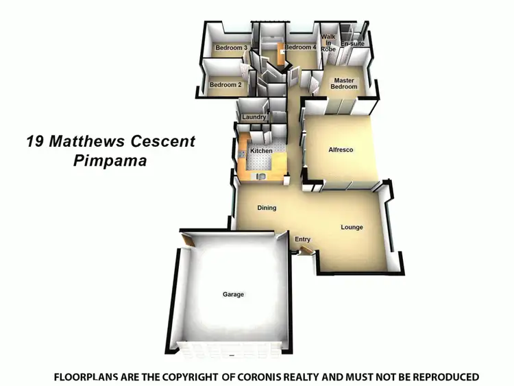 Floorplan of Homely house listing, 19 Matthews Crescent, Pimpama QLD 4209