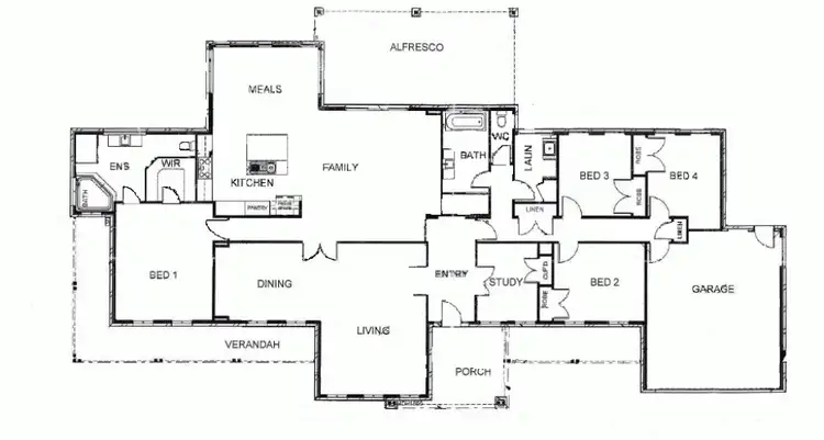Floorplan of Homely house listing, 195 Queen Street, Elliminyt VIC 3250