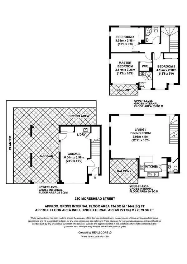 Floorplan of Homely townhouse listing, 23C Morshead Street, Moorooka QLD 4105