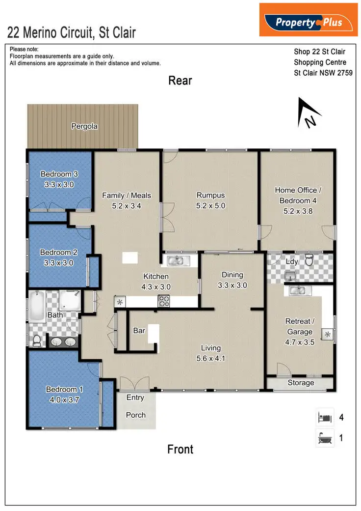 Floorplan of Homely house listing, 22 Merino Circuit, St Clair NSW 2759
