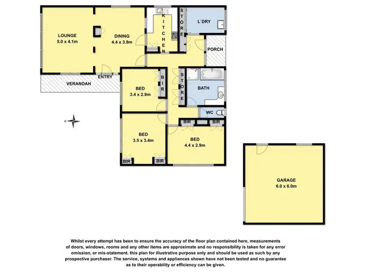 Floorplan of Homely house listing, 10 John Cresent, Colac VIC 3250