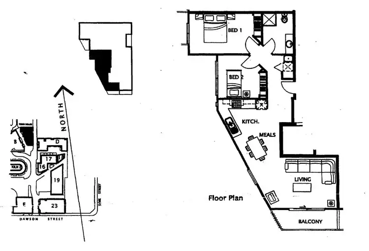 Floorplan of Homely apartment listing, 5/1 Gumbri Place, Brunswick VIC 3056