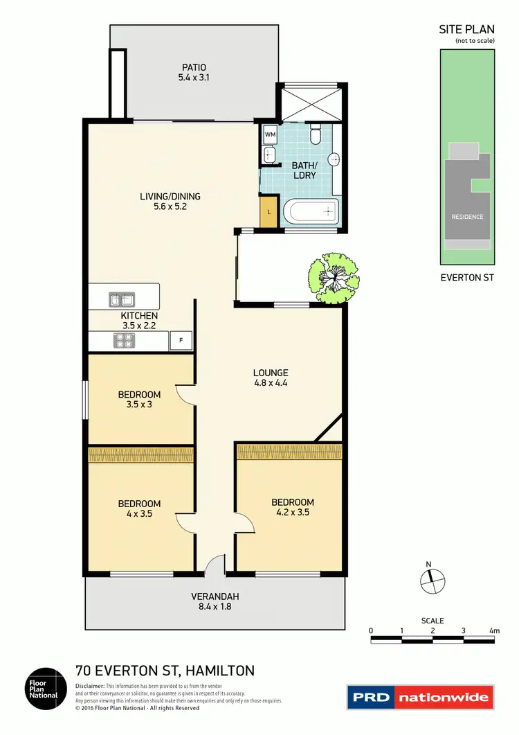 Floorplan of Homely house listing, 70 Everton Street, Hamilton NSW 2303
