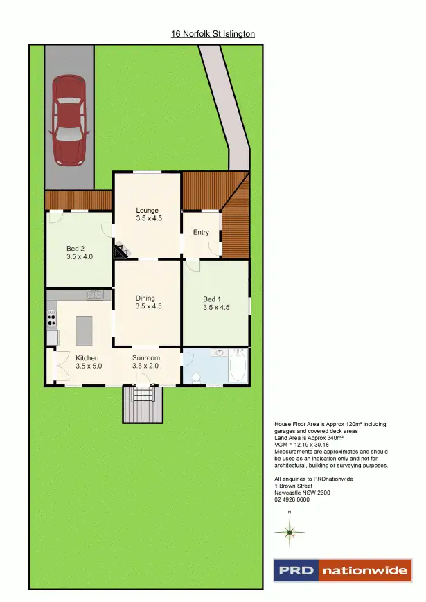 Floorplan of Homely house listing, 16 Norfolk Avenue, Islington NSW 2296