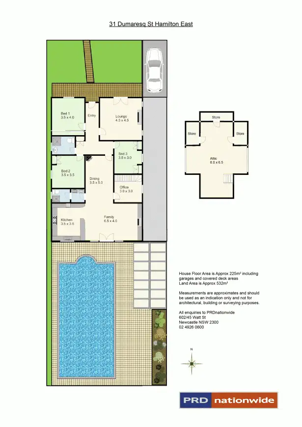 Floorplan of Homely house listing, 31 Dumaresq Street, Hamilton East NSW 2303
