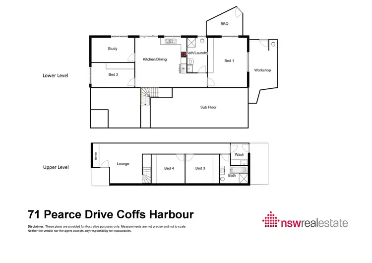 Floorplan of Homely house listing, 71 Pearce Drive, Coffs Harbour NSW 2450