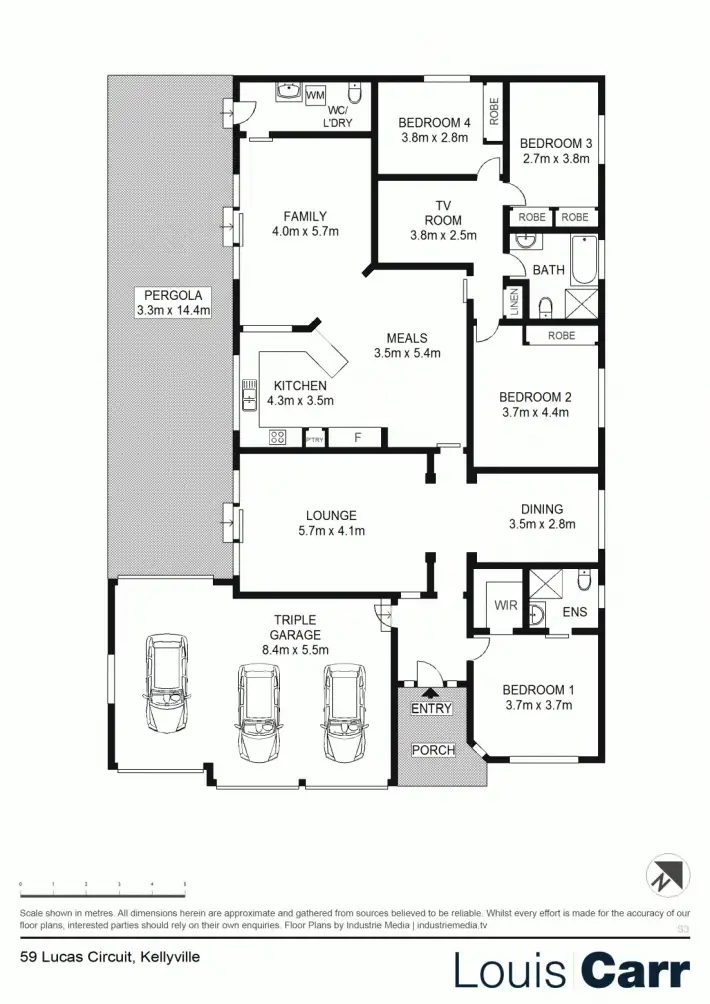 Floorplan of Homely house listing, 59 Lucas Circuit, Kellyville NSW 2155
