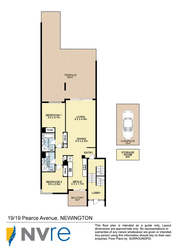 Floorplan of Homely unit listing, 19/19 Pearce Avenue, Newington NSW 2127