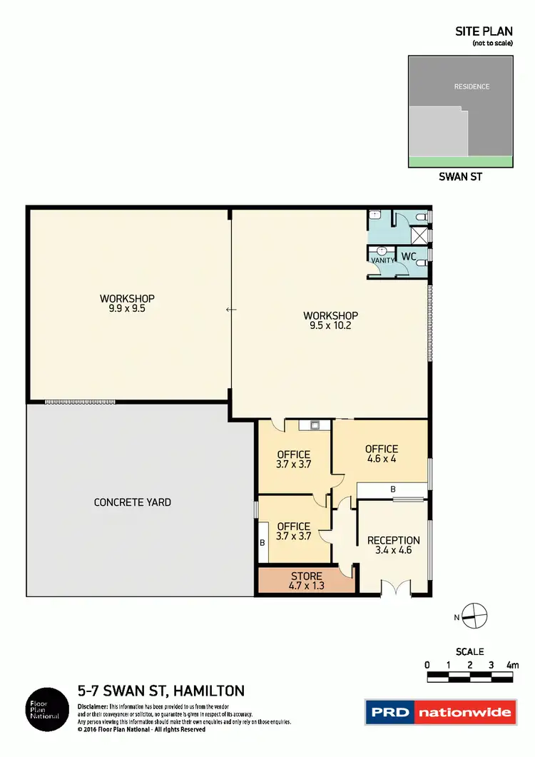 Floorplan of Homely house listing, 5-7 Swan Street, Hamilton NSW 2303