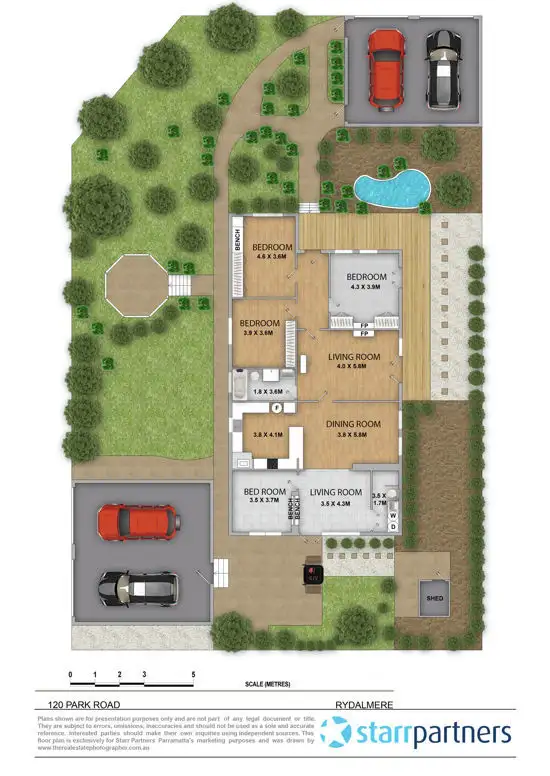 Floorplan of Homely house listing, 120 Park Road, Rydalmere NSW 2116