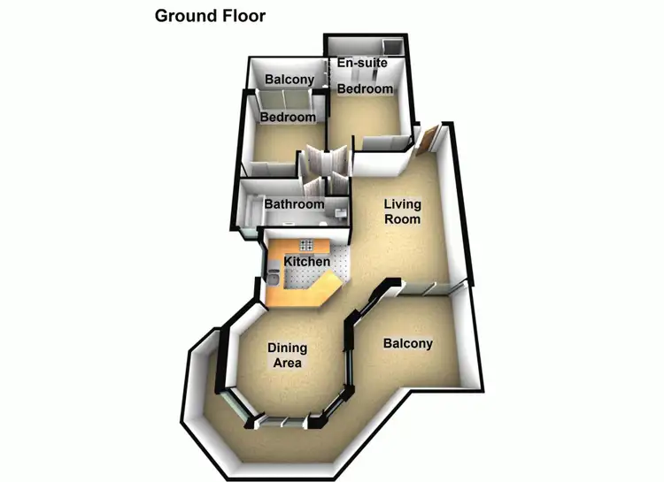 Floorplan of Homely unit listing, 5/50 Wagner Road, Clayfield QLD 4011