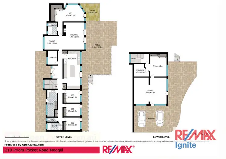 Floorplan of Homely house listing, 210 PRIORS POCKET ROAD, Moggill QLD 4070