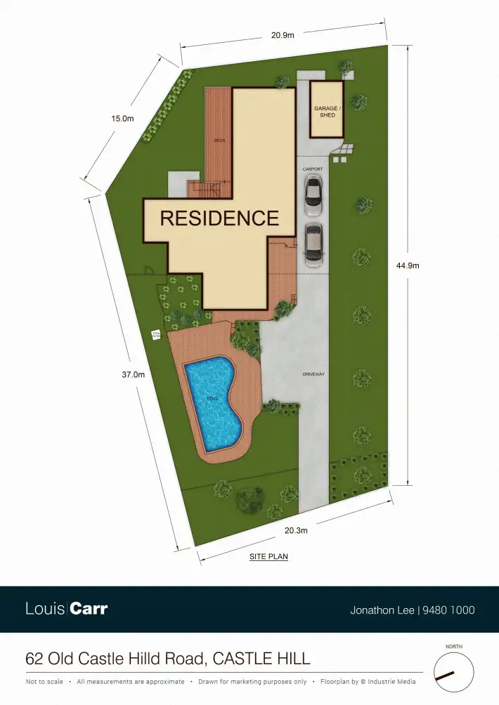 Floorplan of Homely house listing, 62 Old Castle Hill Rd, Castle Hill NSW 2154