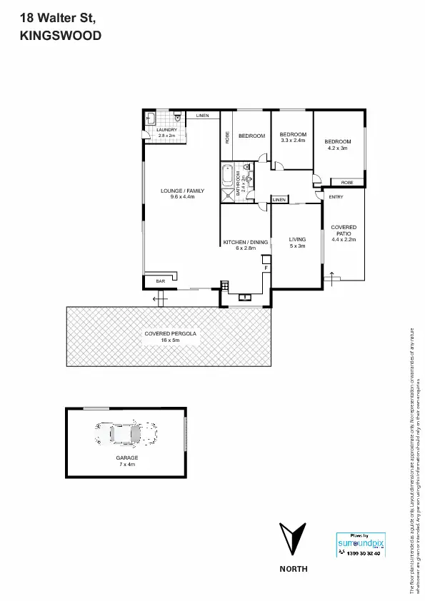 Floorplan of Homely house listing, 18 Walter Street, Kingswood NSW 2747