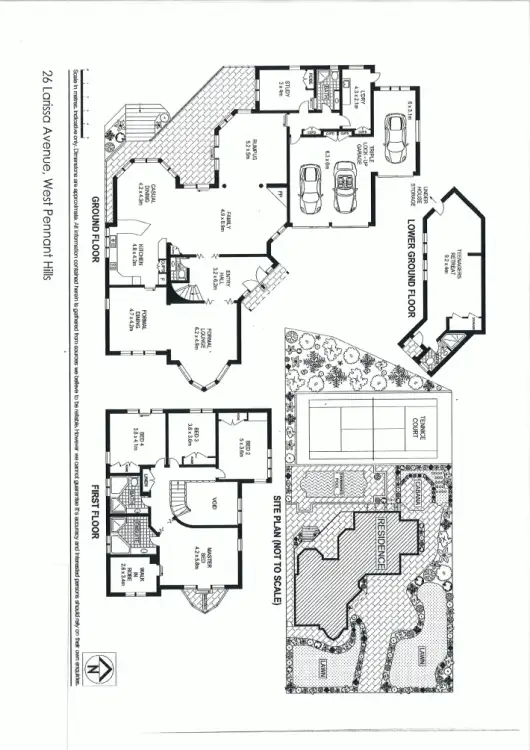 Floorplan of Homely house listing, 26 Larissa Avenue, West Pennant Hills NSW 2125