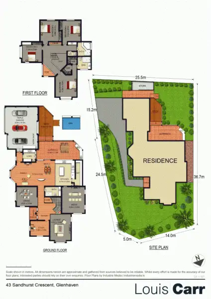 Floorplan of Homely house listing, 43 Sandhurst Crescent, Glenhaven NSW 2156