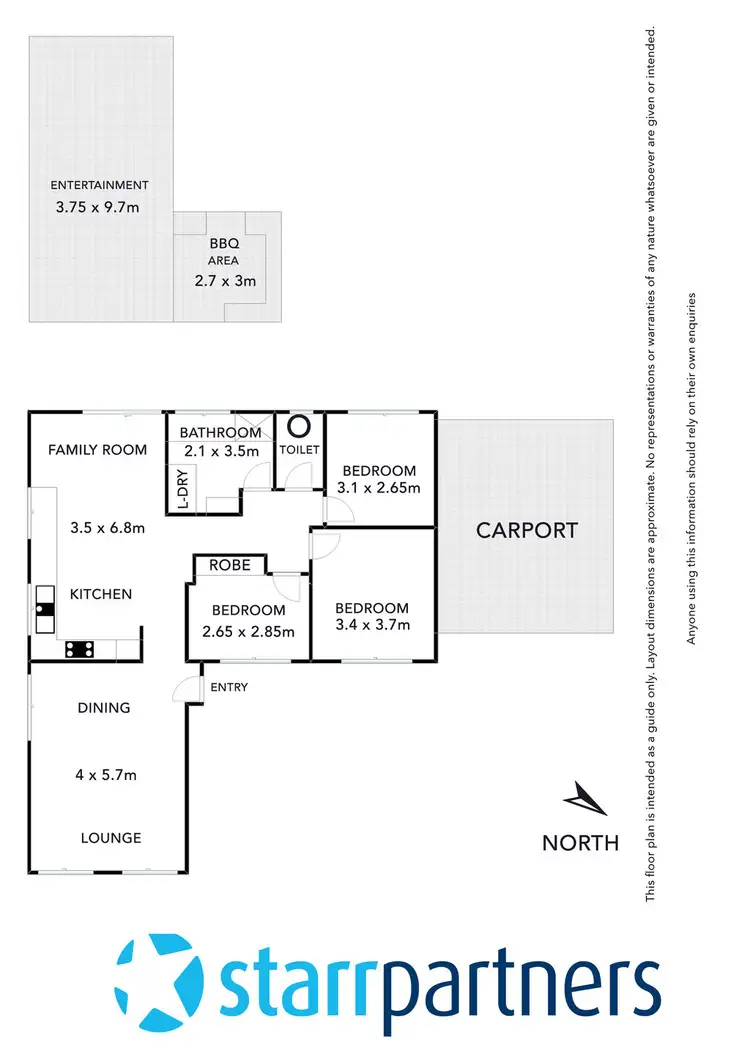 Floorplan of Homely house listing, 43 Kestrel Crescent, Erskine Park NSW 2759