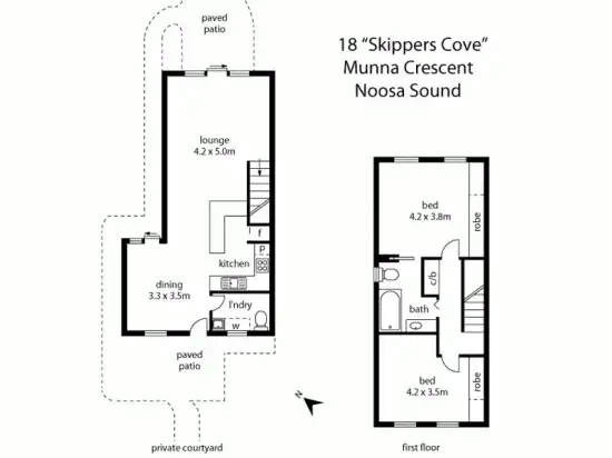 Floorplan of Homely unit listing, 18/8 Munna Crescent, Noosaville QLD 4566