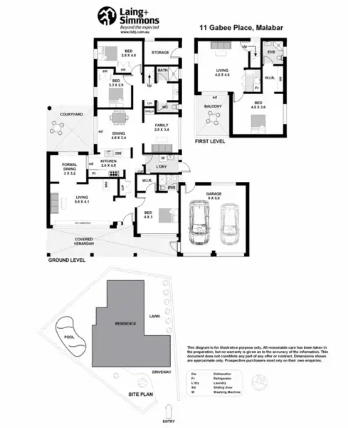 Floorplan of Homely house listing, 11 Gabee Place, Malabar NSW 2036