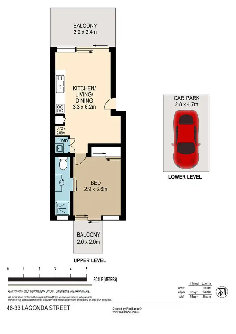 Floorplan of Homely apartment listing, 46/33 Lagonda Street, Annerley QLD 4103