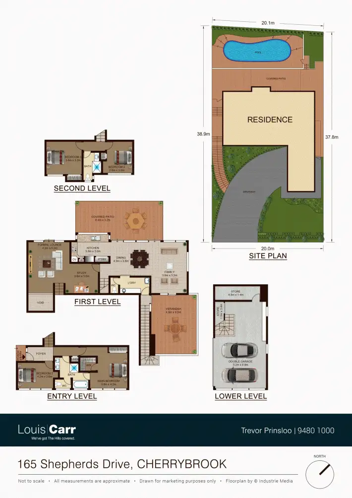 Floorplan of Homely house listing, 165 Shepherds Drive, Cherrybrook NSW 2126