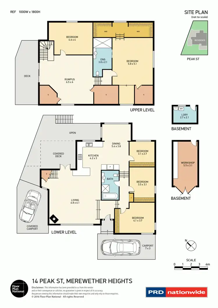 Floorplan of Homely house listing, 14 Peak Street, Merewether Heights NSW 2291