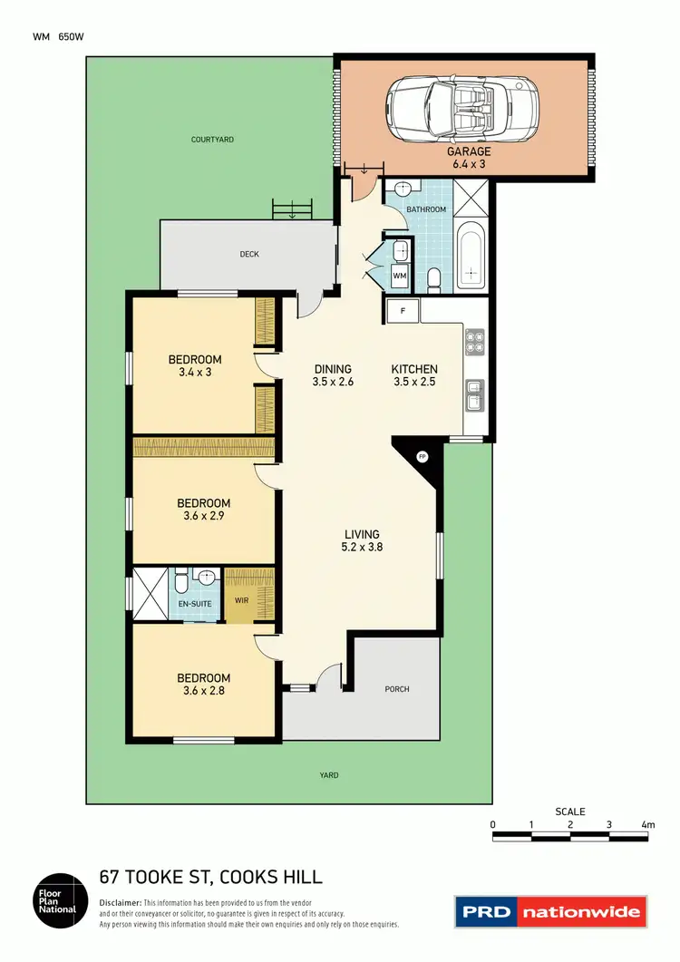 Floorplan of Homely house listing, 67 Tooke Street, Cooks Hill NSW 2300