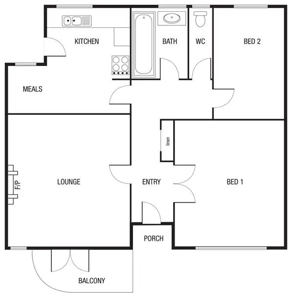 Floorplan of Homely apartment listing, 5/1 Greville St, Prahran VIC 3181