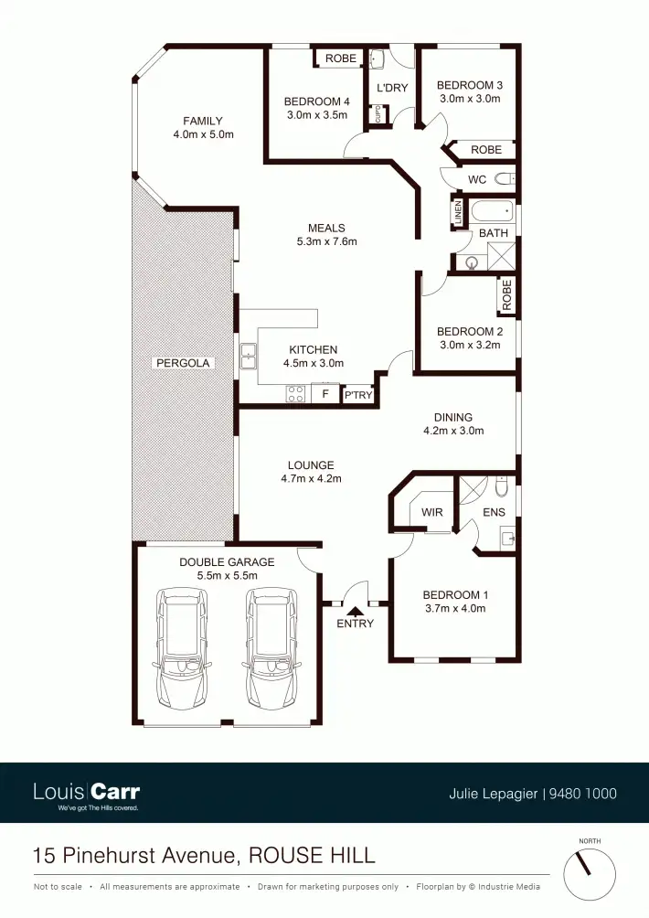 Floorplan of Homely house listing, 15 Pinehurst Avenue, Rouse Hill NSW 2155