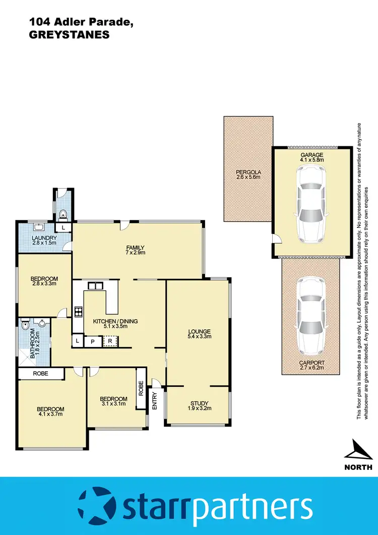 Floorplan of Homely house listing, 104 Adler Parade, Greystanes NSW 2145