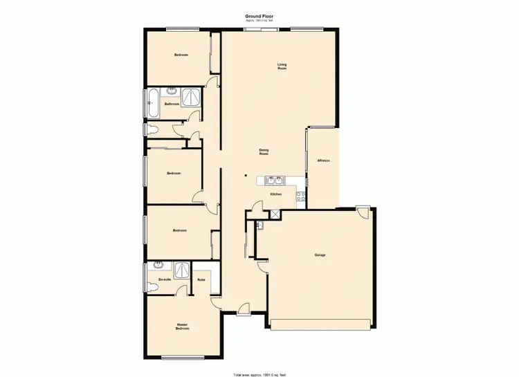 Floorplan of Homely house listing, 19 Blue Range Drive, Algester QLD 4115