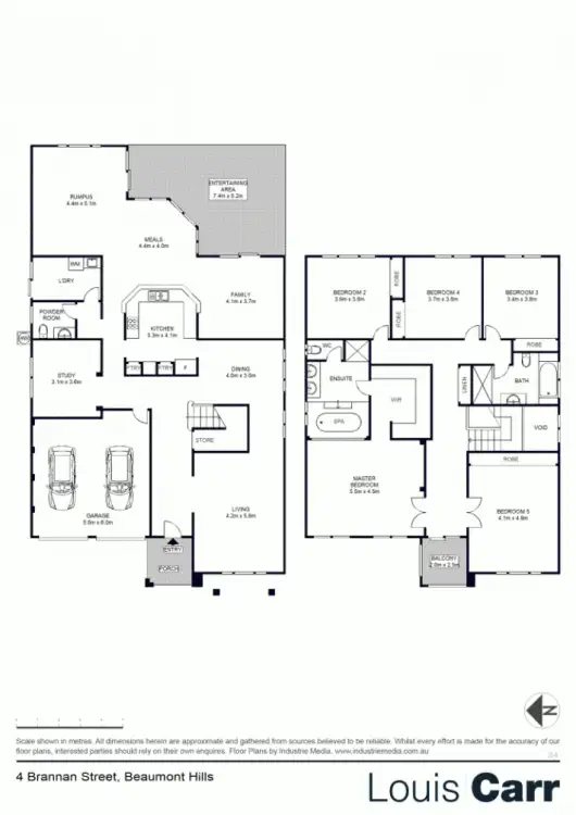 Floorplan of Homely house listing, 4 Brannan Street, Beaumont Hills NSW 2155