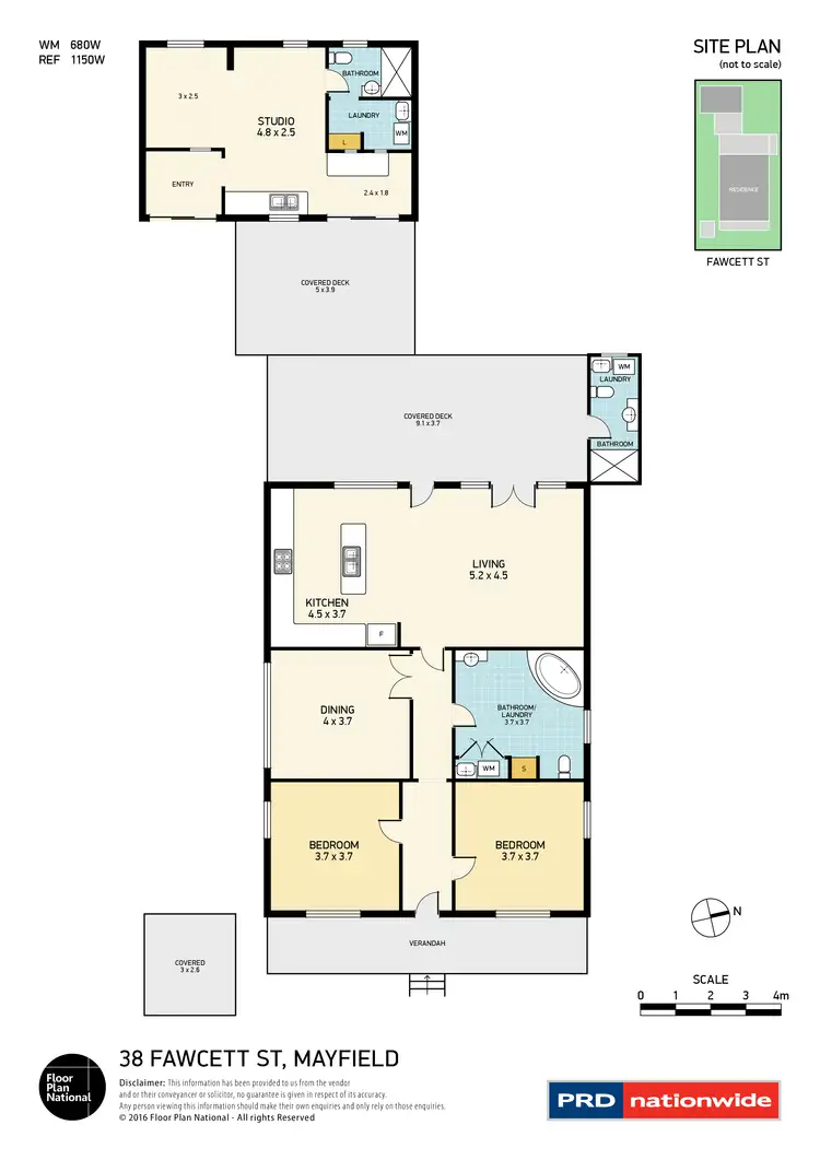 Floorplan of Homely house listing, 38 Fawcett Street, Mayfield NSW 2304