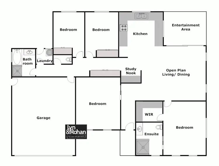Floorplan of Homely house listing, 48 Tasman Circuit, Burdell QLD 4818