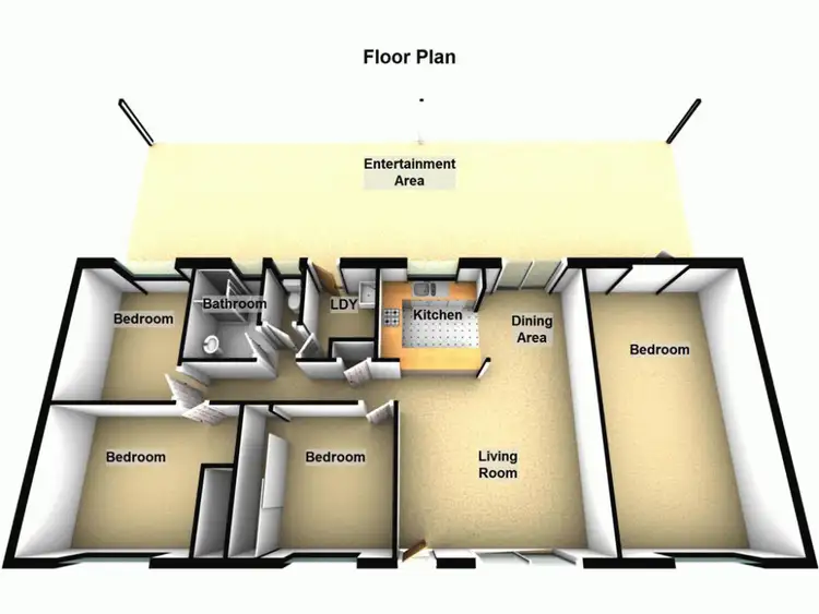 Floorplan of Homely house listing, 14 Bluebird Avenue, Ellen Grove QLD 4078