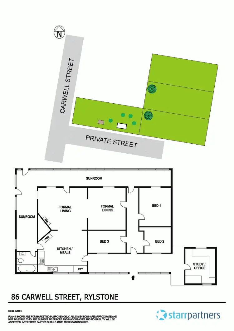 Floorplan of Homely house listing, 86 Carwell St, Rylstone NSW 2849